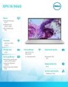 Dell Laptop XPS 16 9640 Win11Pro Ultra 9 185H^32GB^1TB SSD^16.3 OLED UHD+ Touch^GeForce RTX 4060^WLAN + BT^Backlit Kb^6 Cell^3Y