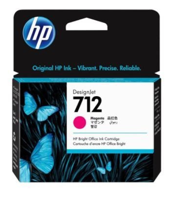 HP Inc. Tusz 712 29ml  3ED68A purpurowy