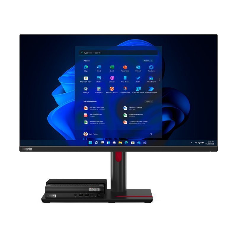 Lenovo ThinkCentre 27i Flex 27.0&quot;FHD 60Hz 300nits AG DP, HDMI, USB-C Black