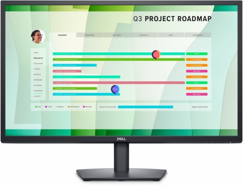 Dell Monitor E2723HN 27 cali IPS LED Full HD (1920x1080) ^16:9^VGA^HDMI^3Y AES