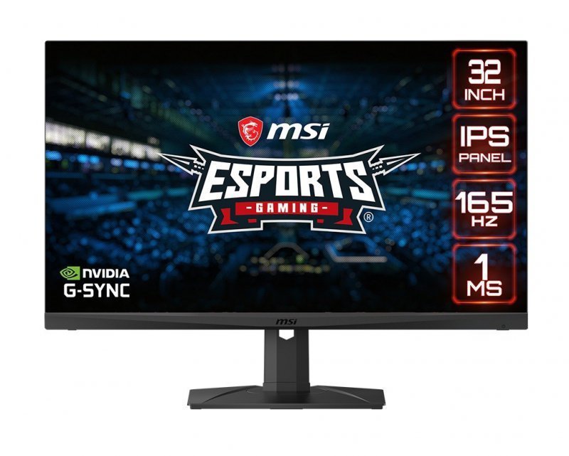 MSI Monitor 31.5 cali Optix MAG321QR FLAT^WQHD^IPS^165Hz