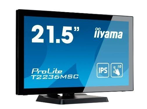 IIYAMA Monitor dotykowy 22 cale T2236MSC-B3 POJ.10pkt.HDMI,DP,VGA,USB3.0,2x2W