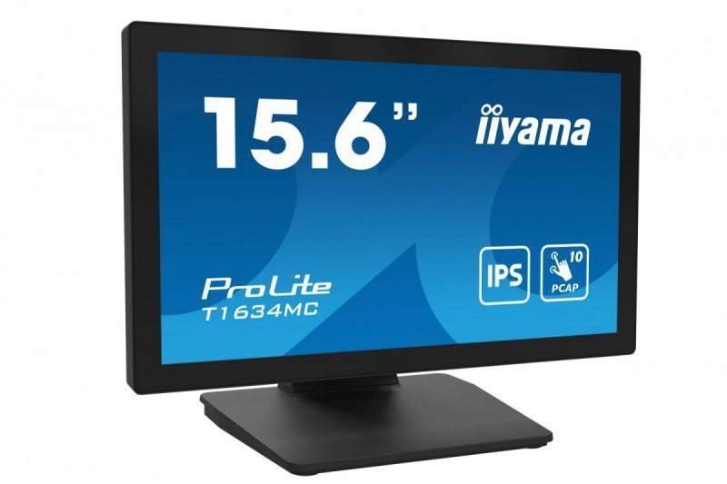 IIYAMA Monitor 15.6 cala T1634MC-B1S IPS,poj.10pkt.450cd,IP65,7H,VGA,HDMI,DP