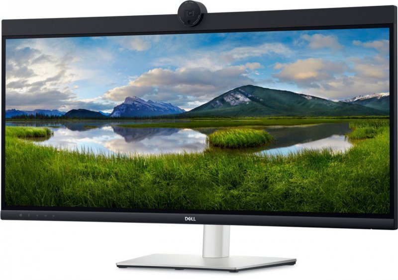Dell Monitor P3424WEB 34 cale IPS Zakrzywiony WQHD (3440x1440)^21:9^HDMI^DP^USB-C^RJ-45^Kamera^Głośniki^Mikrofon^3Y