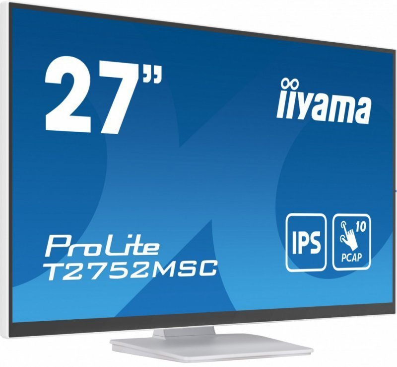 IIYAMA Monitor 27 cali T2752MSC-W1 10 PKT. POJ,IPS,HDMI,DP,2x2USB(3.2),2x1W400cd^m2,7H