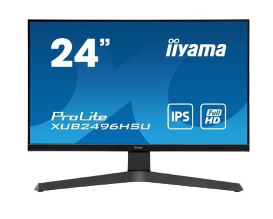 IIYAMA Monitor 23.8 cala XUB2496HSU-B IPS,1ms,HDMI,DP,FreeSync,USB,2x2W