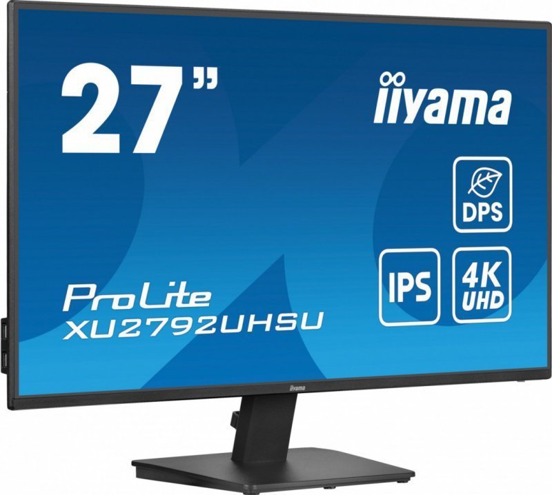 IIYAMA Monitor 27 cali XU2792UHSU-B6 4K,IPS,DP,HDMI,USB-C Power delivery,  350 cd, DPS