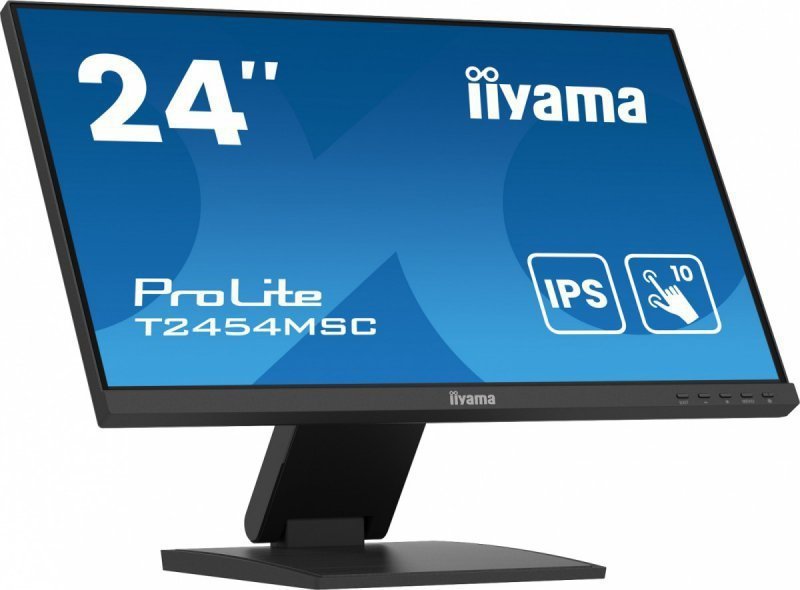 IIYAMA Monitor 24 cale T2454MSC-B2AG 10 PKT. POJ,IPS,HDMI,DP,FHD,300cd,4ms,  2x2W