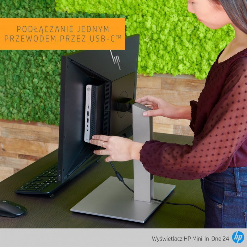 Monitor HP Mini-in-One 24 23,8&quot;FHD IPS 5ms 250nits 60Hz Cam USB