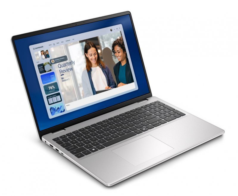 Dell Laptop Dell 16 DC16256 W11P R7-350|32GB|1TB|AMD Radeon|FgrPr|WLAN+BT|16.0 FHD+|Backlit Kb|4C|65W|3YPS Platinum Silver (Meta