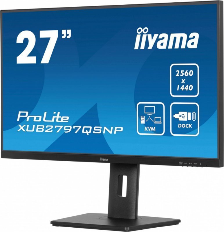 IIYAMA Monitor 27 cali XUB2797QSNP-B1 + Norton Small Business card 250G PL