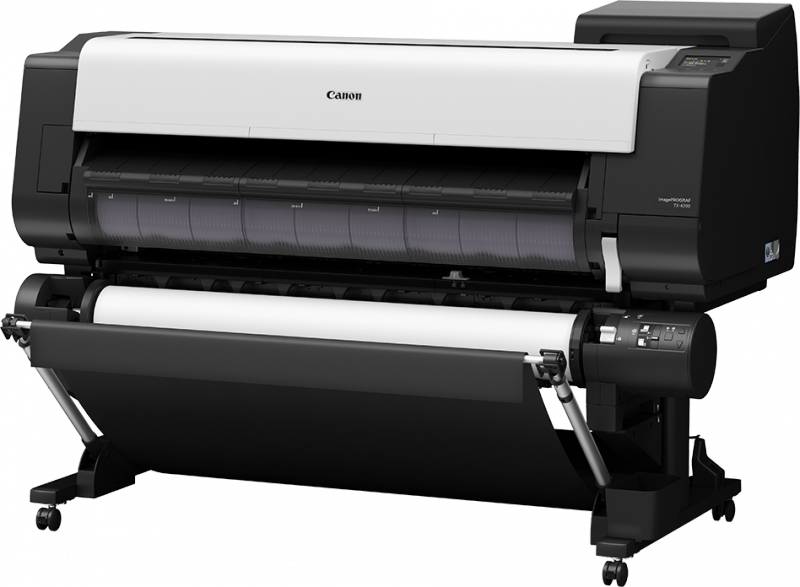 Ploter CANON imagePROGRAF TX-4200 z 2-ma rolkmi podającymi + taca układająca SS41