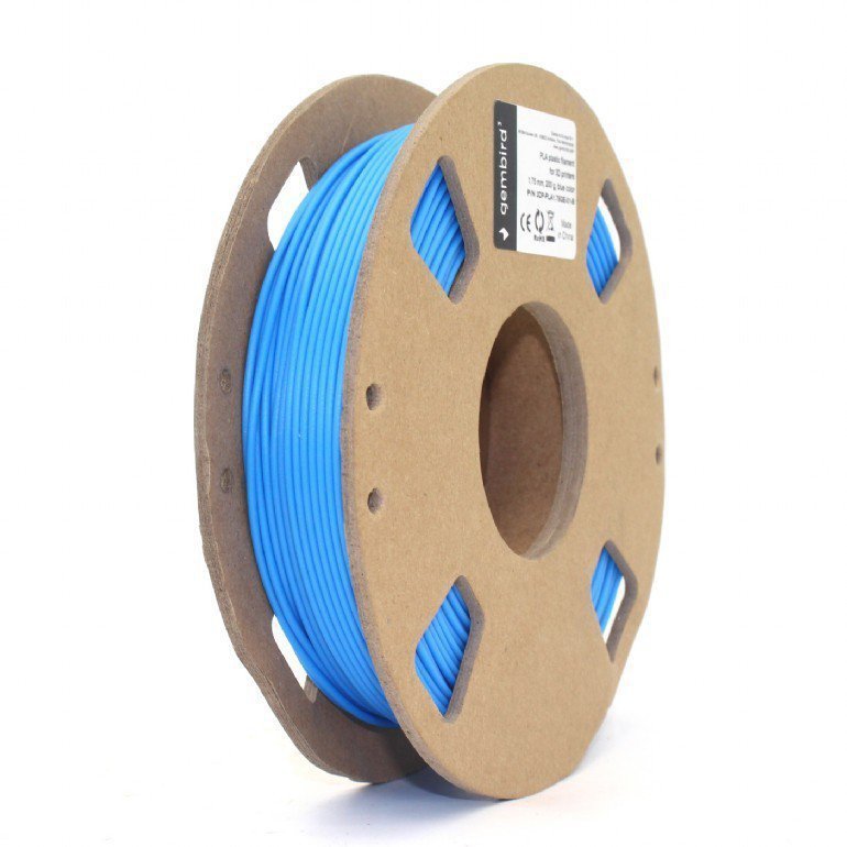 Gembird Filament PLA, 1,75 mm, 200gr. - do drukarki GEMMA, niebieski