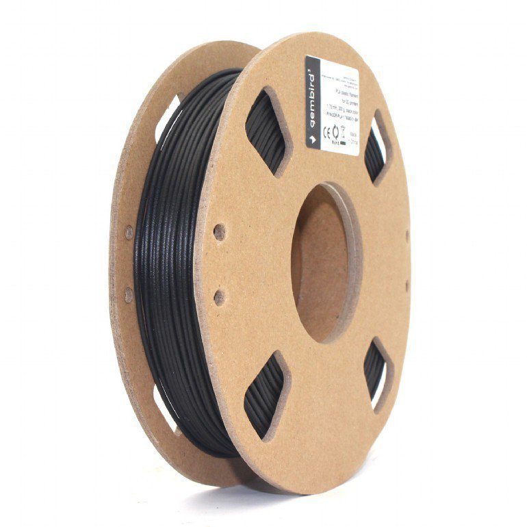 Gembird Filament PLA, 1,75 mm, 200gr. - do drukarki GEMMA, czarny