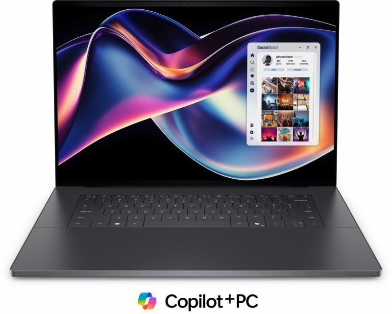 Dell Laptop XPS 16 DA16260 Win11Pro Core Ultra X7 358H^32GB^2TB^16 TOUCH^3,2K^Intel Arc^FgrPr^Cam^Mic^Backlit Kb^3 Cell^3Y ProSu