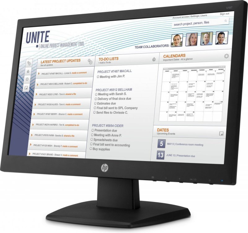 HP Monitor V197 18.5-Inch LEDBlt Monitor V5J61AA