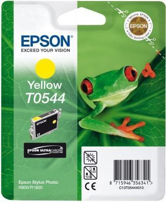 Tusz do Epson Stylus Photo R800^R1800 Yellow Ink Cartridge 400str. T0544