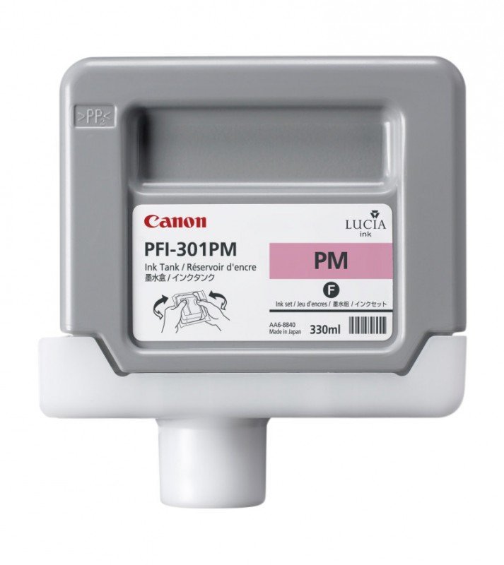 Tusz Canon PFI-301PM Photo Magenta 330ml do iPF8000S iPF8100 iPF9000S iPF9100 CF1491B001AA