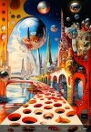 E08 Kalendarz ścienny wieloplanszowy Surreal New Worlds 2026 - exclusive edition
