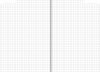 Notes A5 papier biały w kratkę - przykładowa kartka z notatnika