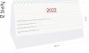 Kalendarz biurkowy stojący na podstawce PREMIUM 2022 biały