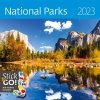 Kalendarz ścienny wieloplanszowy National Parks 2023 z naklejkami - okładka 