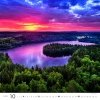 H32 Kalendarz ścienny wieloplanszowy Aqua 2026