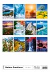 H14 Kalendarz ścienny wieloplanszowy Nature Emotions 2026 Z NADRUKIEM