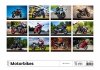 H23 Kalendarz ścienny wieloplanszowy Motorbikes 2026 Z NADRUKIEM