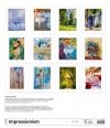 Kalendarz ścienny wieloplanszowy Impressionism 2024 - exclusive edition - okładka tył