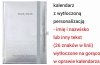 kalendarz dla nauczyciela z tłoczoną personalizacją na okładce