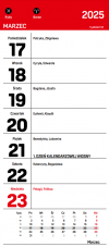 kartka z kalendarza ze znakami zodiaku 