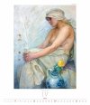 Kalendarz ścienny wieloplanszowy Alfons Mucha 2025 - exclusive edition - kwiecień 2025