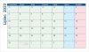 Kalendarz biurkowy na rok szkolny 2023/2024 z notesem i znacznikami - lipiec 2023