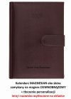 personalizowany kalendarz z wytłoczoną personalizacją zamykany na magnes