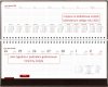 kalendarz biurkowy tygodniowy na rok 2025