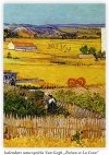 Okładka kalendarza z obrazkiem Van Gogh Żniwa w La Crau