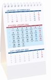 Kalendarz biurkowy stojący PIONOWY 3-MIESIĘCZNY 2024