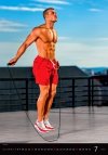 Kalendarz ścienny wieloplanszowy Sexy Boys 2025 - lipiec 2025