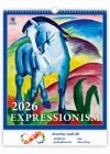 E01 Kalendarz ścienny wieloplanszowy Expressionism 2026 - exclusive edition Z NADRUKIEM