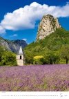 H15 Kalendarz ścienny wieloplanszowy Provence 2026 Z NADRUKIEM