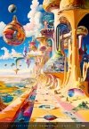 E08 Kalendarz ścienny wieloplanszowy Surreal New Worlds 2026 - exclusive edition Z NADRUKIEM