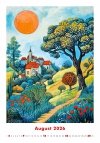 H21 Kalendarz ścienny wieloplanszowy Art Naive 2026