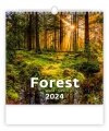 Kalendarz ścienny wieloplanszowy Forest 2024 - okładka