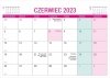 Kalendarz biurkowy PLANO dla uczniów i nauczycieli zakończenie roku szkolnego - czerwiec 2023