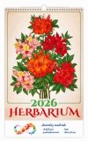 H17 Kalendarz ścienny wieloplanszowy HERBARIUM 2026 Z NADRUKIEM
