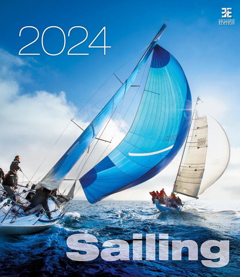 Kalendarz ścienny wieloplanszowy Sailing 2024 - exclusive edition - okładka