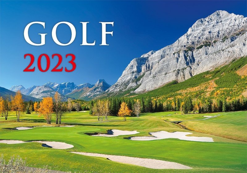 Kalendarz ścienny wieloplanszowy Golf 2023 - okładka 