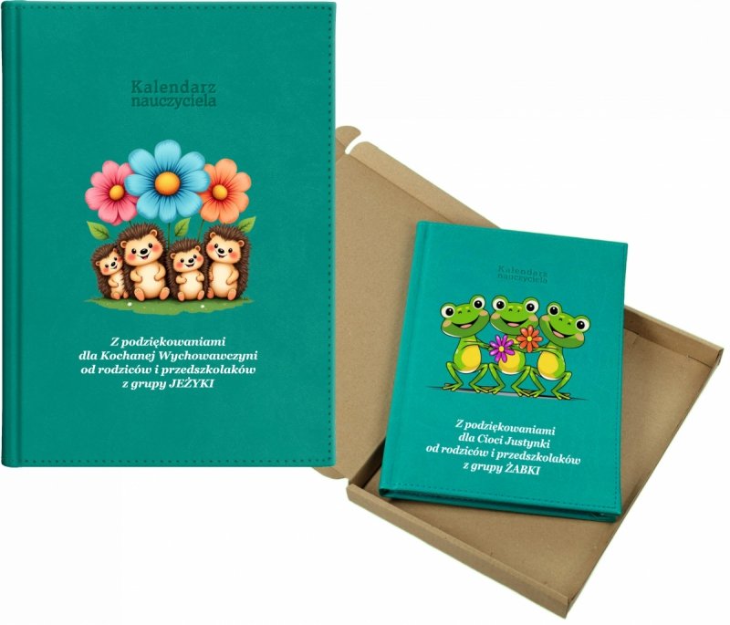 kalendarz dla nauczyciela na rok 2026/2027 z pudełkiem w komplecie