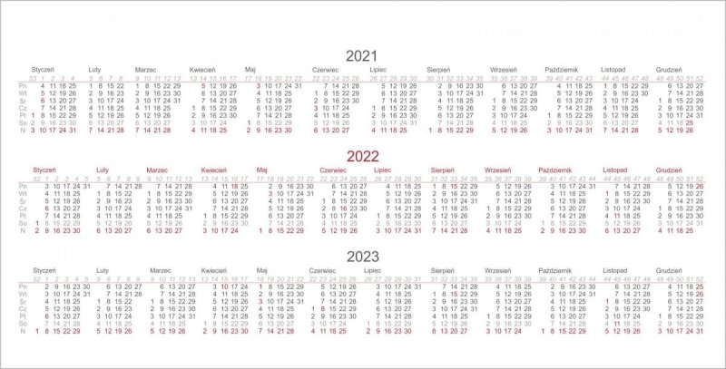 Kalendarz biurkowy z notesami i znacznikami MIDI TYGODNIOWY 2022 żółty